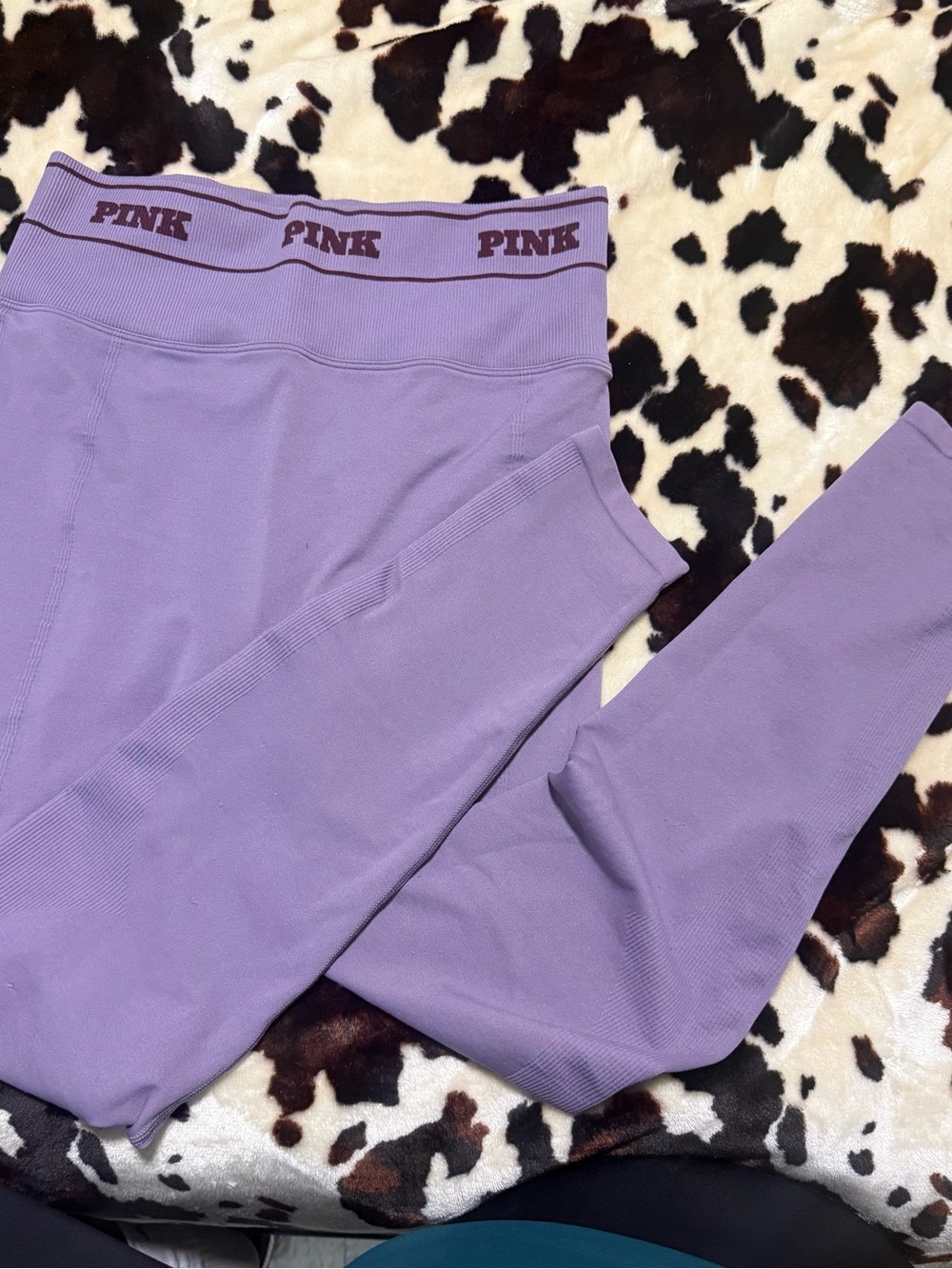 PINK Victoria's Secret Lavender Seamless High-Waist Leggings